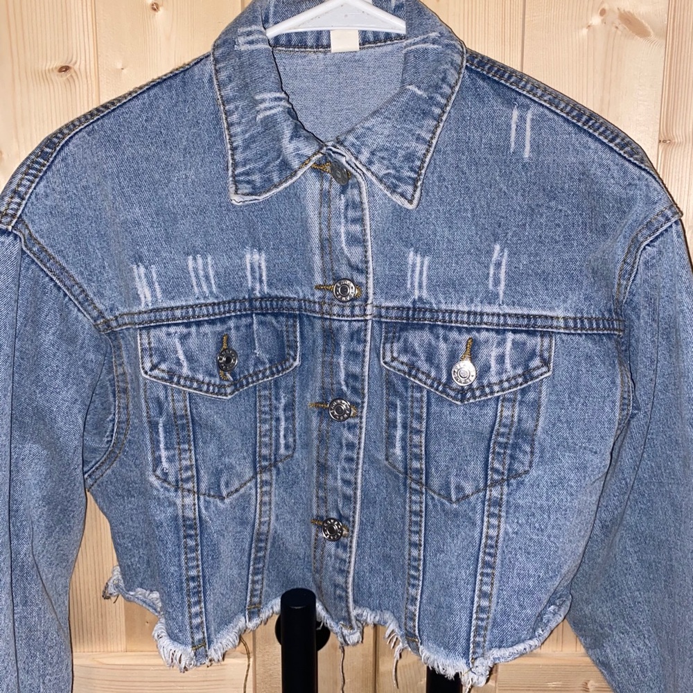Cropped Denim Jacket